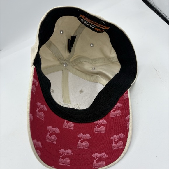US Open Hat Cap‎ 2008 Torrey Pines PGA Golf White Adult Fitted Small Medium - Picture 7 of 12